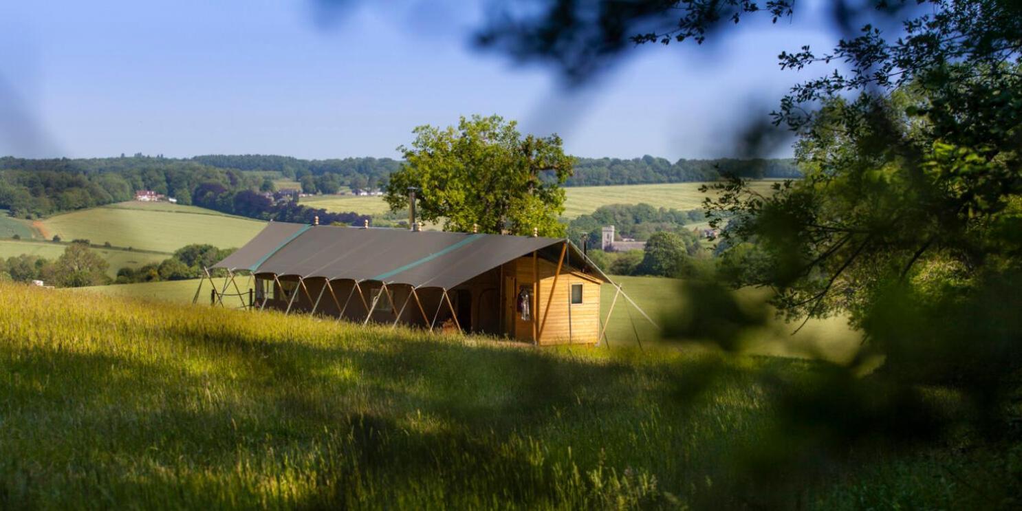 Brocklands Farm Glamping Otel Petersfield Dış mekan fotoğraf